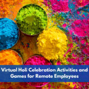 Virtual holi celebration activities and games for remote employees